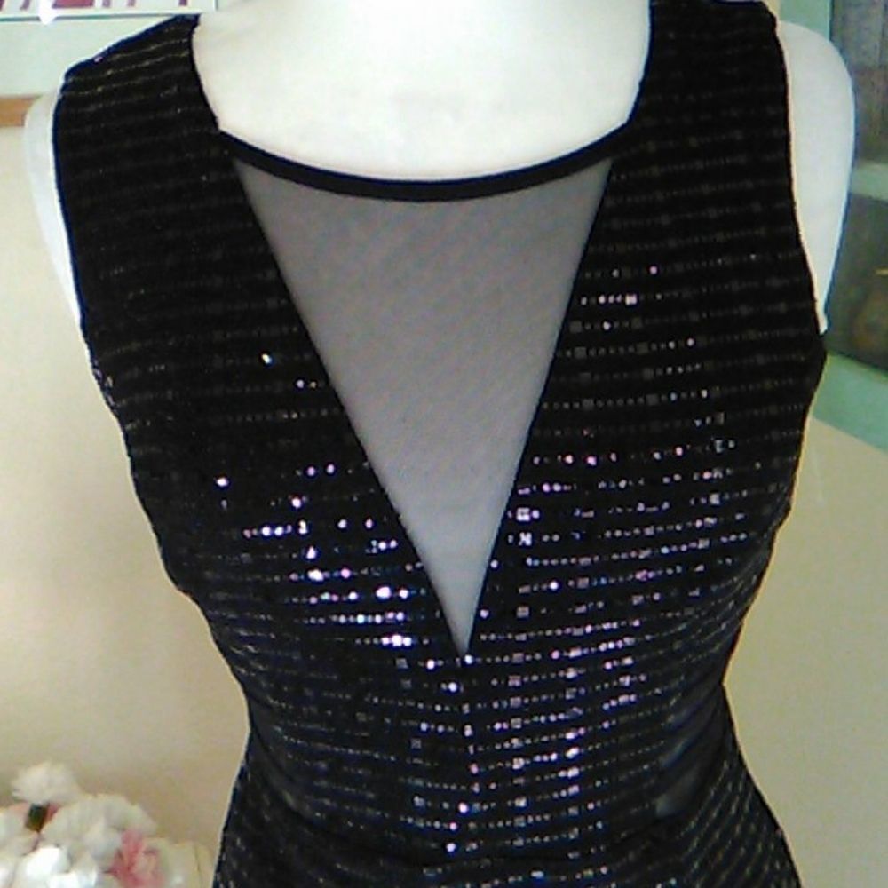 Enfocus Studio Black Sequin Dress - Picture 2 of 15